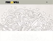 Tablet Screenshot of fireatwillband.com